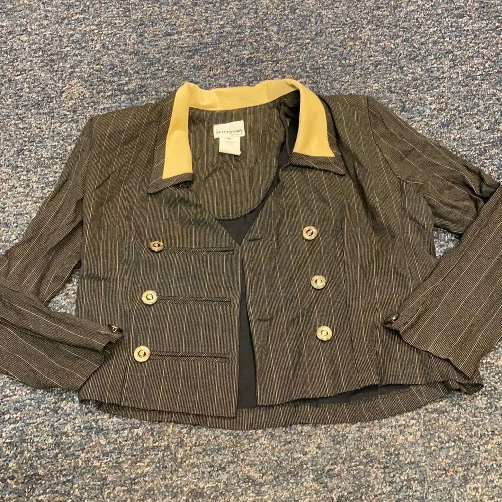 Perceptions Vintage Military Style Blazer sz. 14P